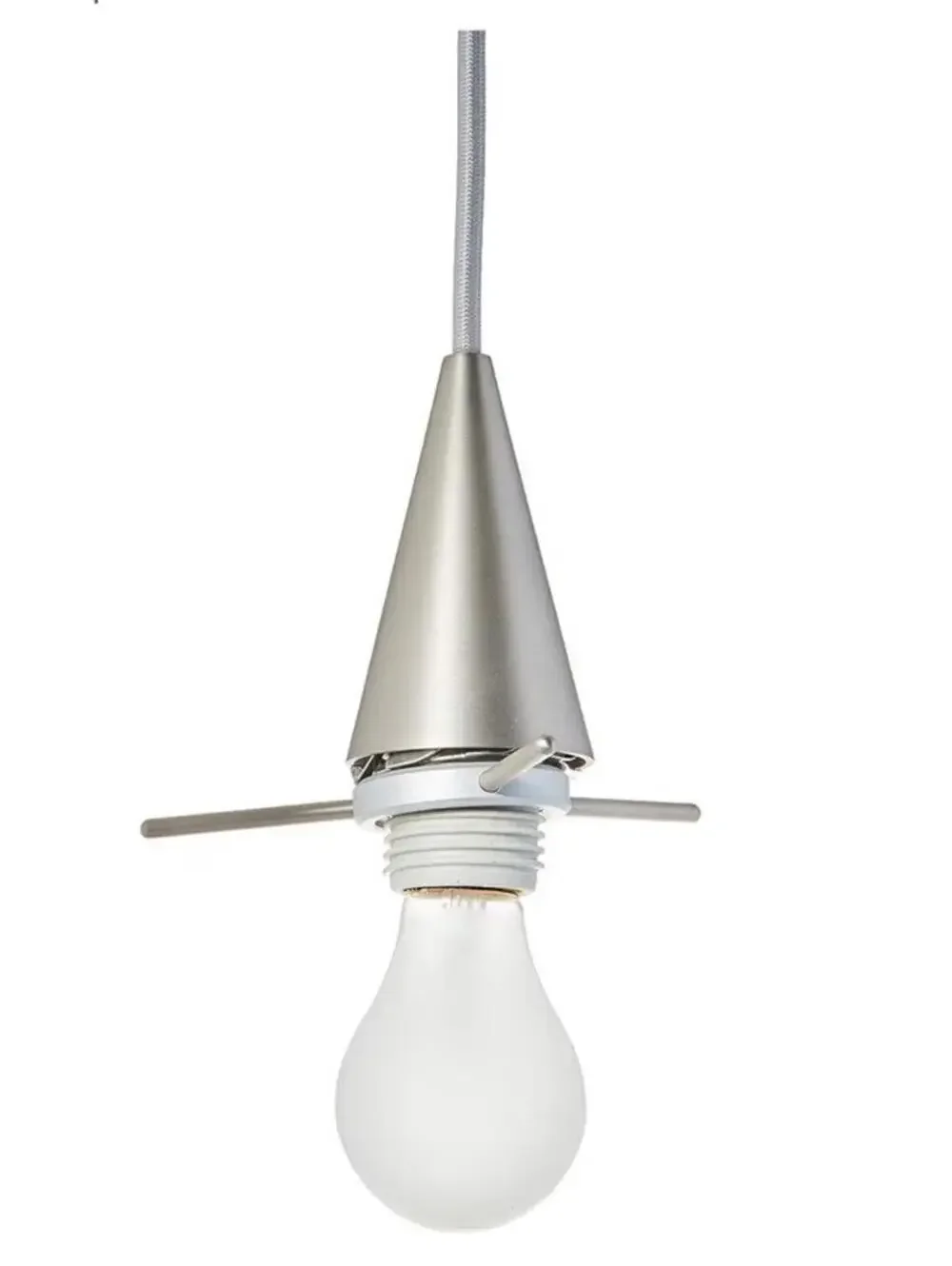 WAC Lighting J-Track Pendant Lights Set of 2 Brushed Nickel Glass Shade
